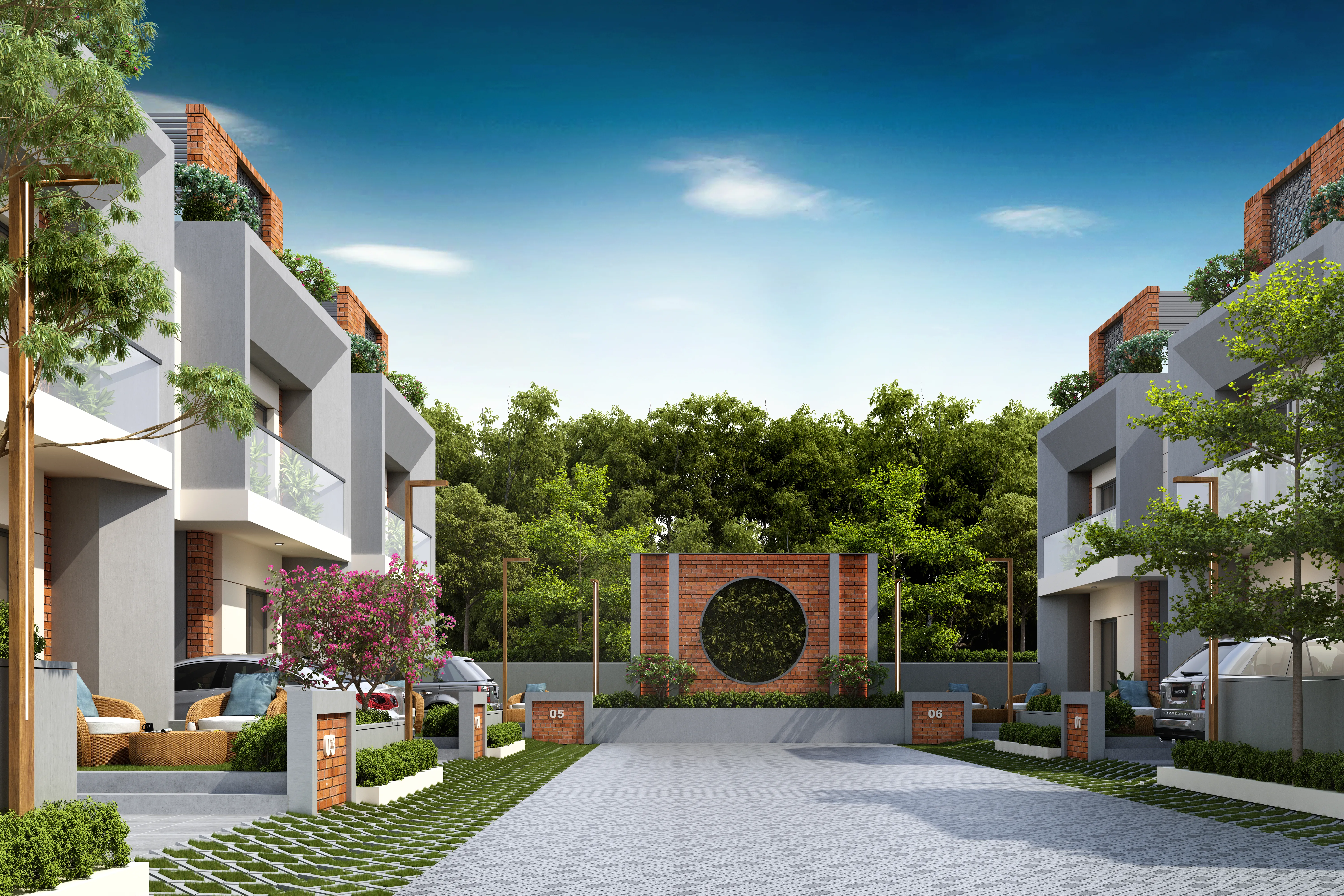 Satyam Castle elevation view